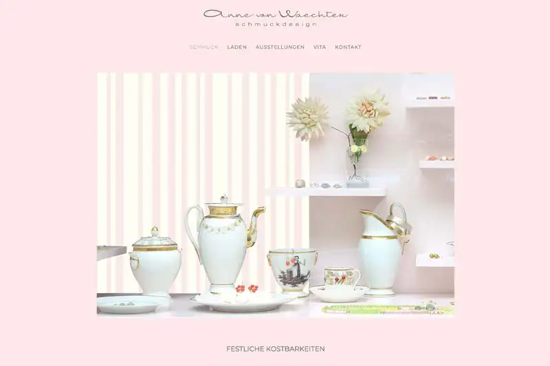 Corporate Design Schmuckgestalterin Anne von Waechter