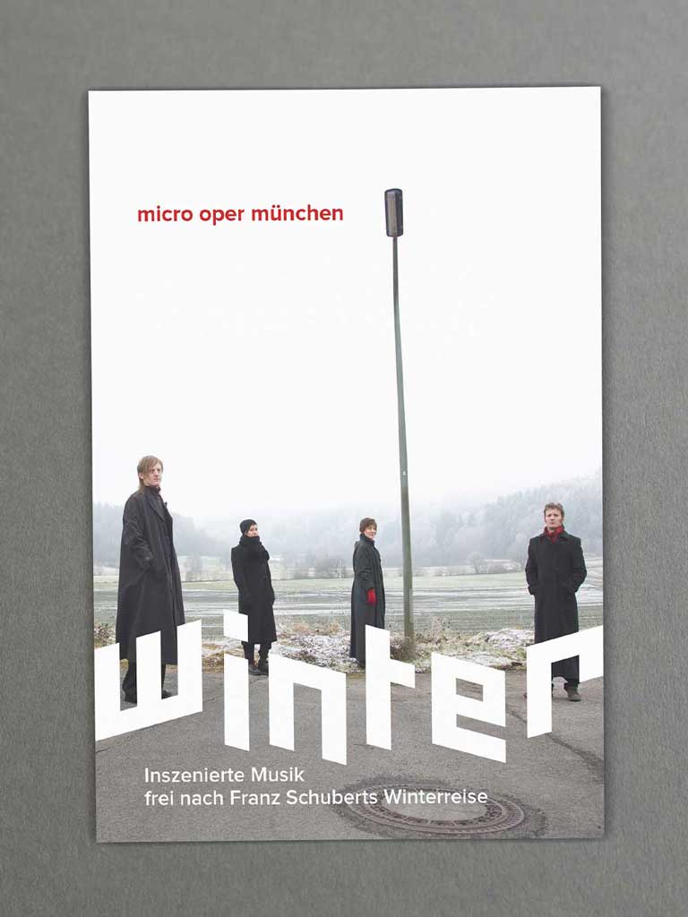 Kommunikationsdesign München - Folder »Winter« Cover