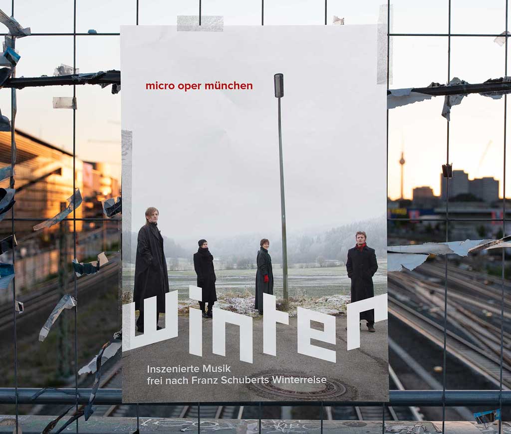 Kommunikationsdesign München - Plakatgestaltung »Winter«