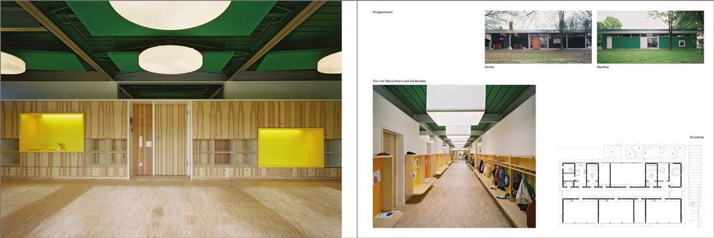 Gestaltung Imagebroschüre Architekten - Doppelseite Projektdarstellung -ZO