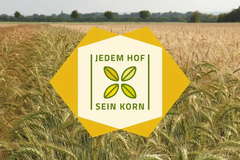 Corporate Design Jedem Hof sein Korn - Bildmarke